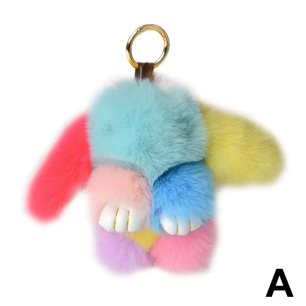 Mini Version Of Dead Rabbit Pendant Plush Diy Jewelry Bag Plush Accessories Pendant Bag Pendant Chain Chain Ca R6c0