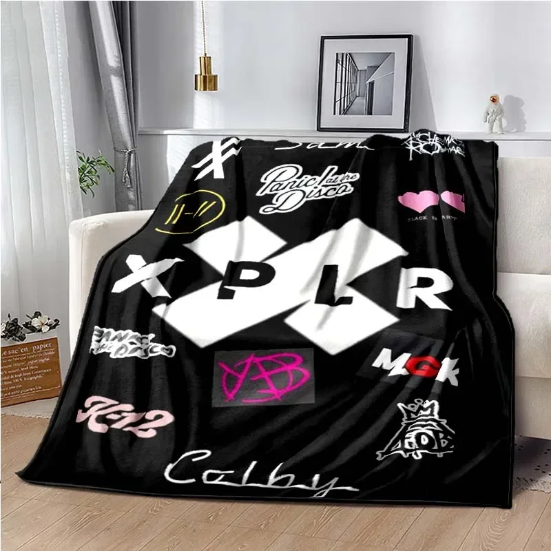 Sam and Colby XPLR-manta ligera y cálida para sofá, cama, oficina, coche, rodilleras, mantas, cubierta