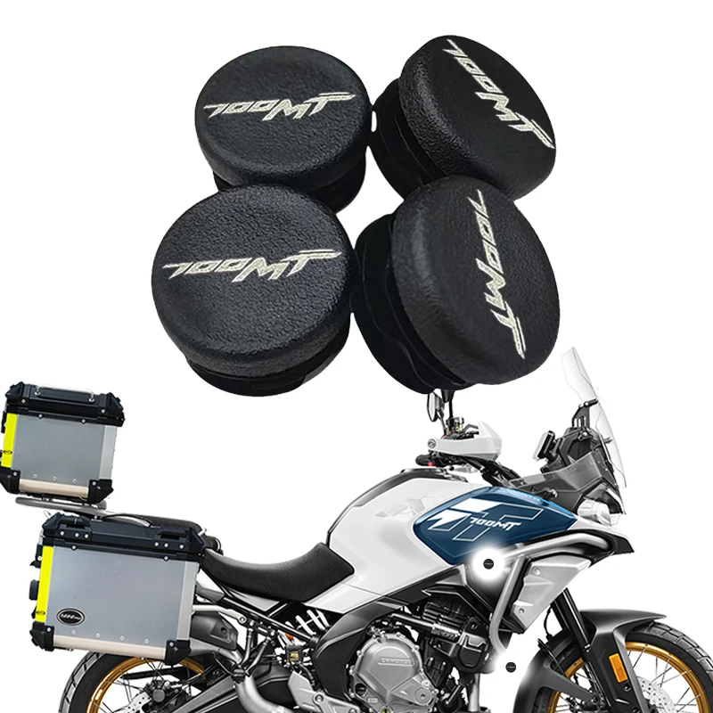 

700MT Dust Plug Motorcycle Accessories Frame Hole Cover Caps Plug Decorative Frame End Caps Fit For CFMOTO CF700MT MT700 700 MT