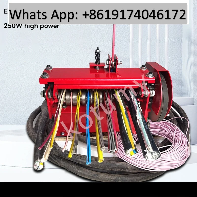 

Electric Wire Stripping Machine Portable Wire Stripper Cable Stripper 2-28mm 250W 220V for Scrap Copper Recycling