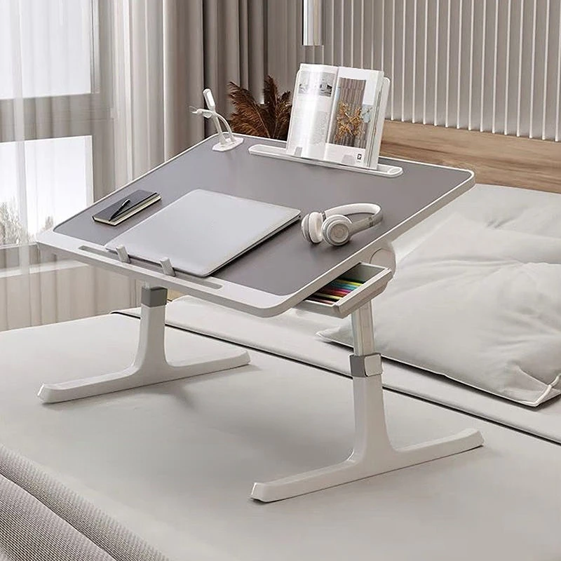 Home Folding Laptop Desk for Bed & Sofa Laptop Bed Tray Table Desk Portable Lap Desk for Study Reading Bed Top Tray Table