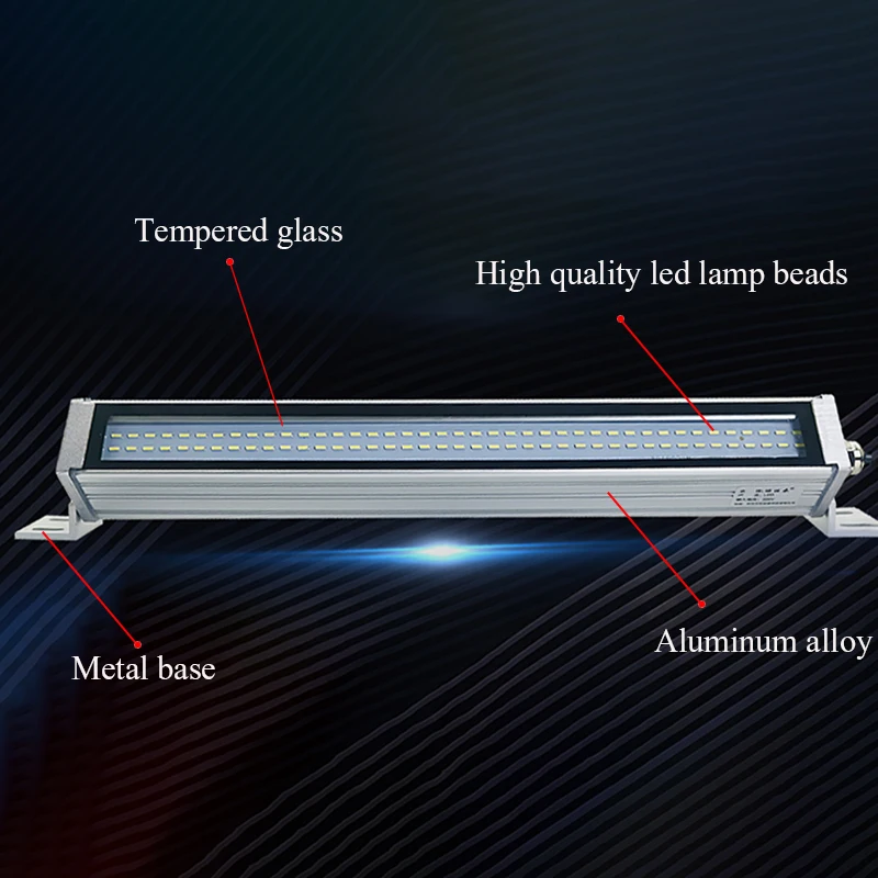 10W-35W LED Machine Tool Work Lamp 24V 110V 220V Waterproof Industrial Mechanical Lighting Metal Lathes Garage Light CNC Punch