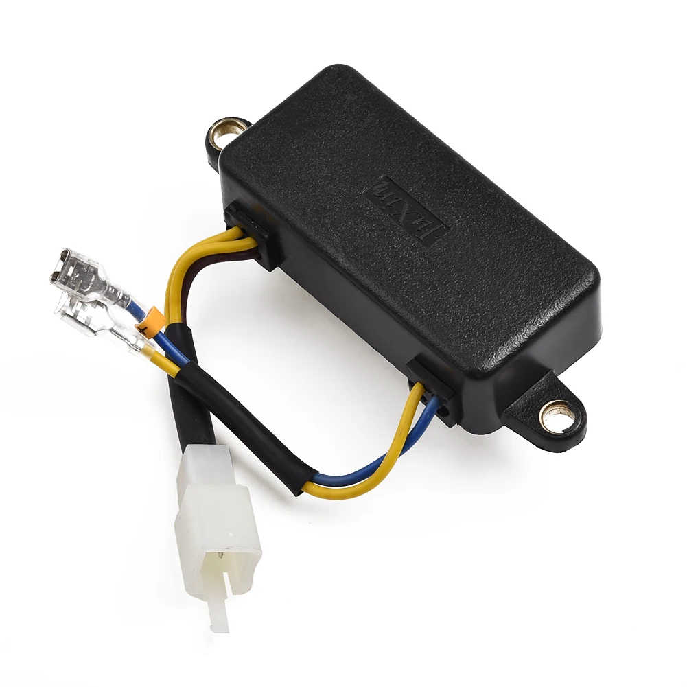 2KW To 4KW Regulator Tools 250V 220uF Mainly Black Plastic+wires+power Square Voltage For 1KW 2KW 3KW Gas Generator