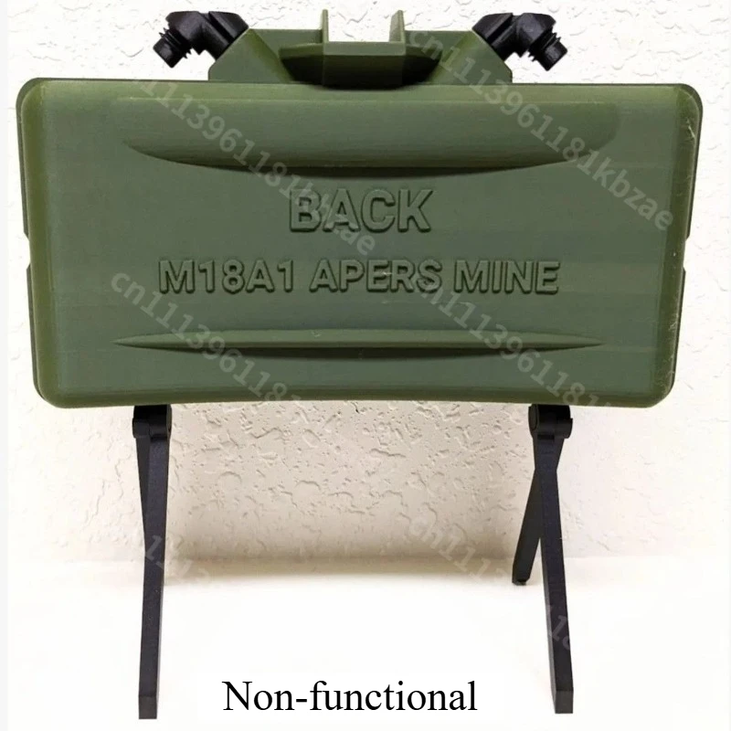 Нерабочая модель широкого меча M18A1 в масштабе 1:1, 3D-печать, сувенир, коллекционный предмет для военных фанатов, с надписью «Вперед к врагу»