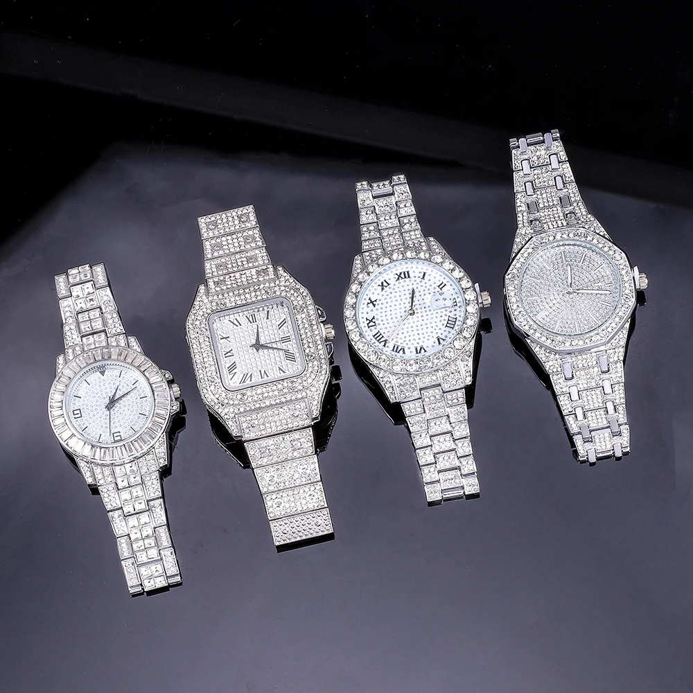 5Pcs Silver HipHop Watch Set I - Jewelry Type Watches review and price