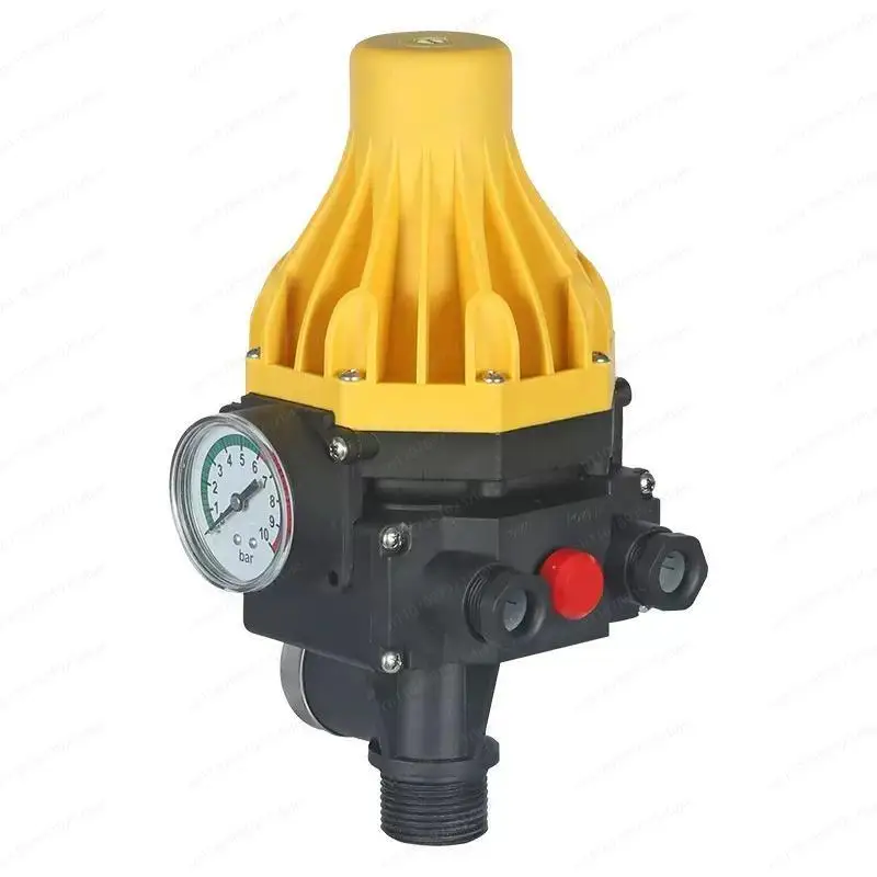 Automatic Water Pump Pressure Controller, Auto Start Stop Switch with Dry-Run Protection for Home Use