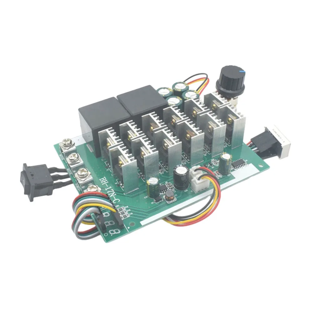 

Motor Speed Controller DC 10-55V Forward and Reverse 0-100% Motor Speed Adjustable Regulator Governor with Digital Display