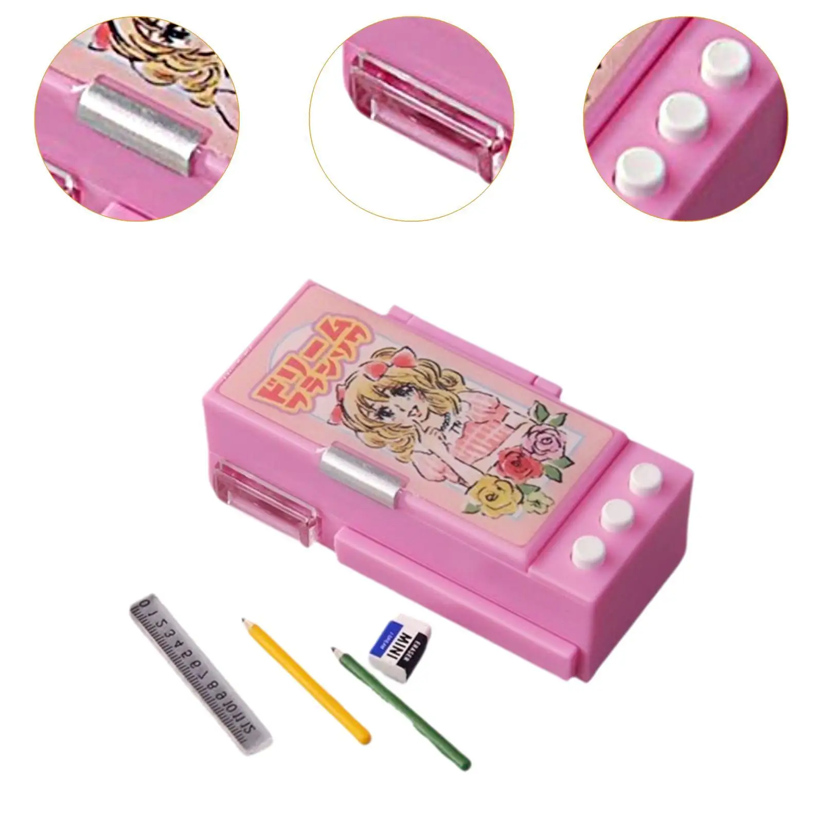 Boîte de papeterie pour maison de poupée, échelle 1:12, Mini boîte de rangement de papeterie, bureau