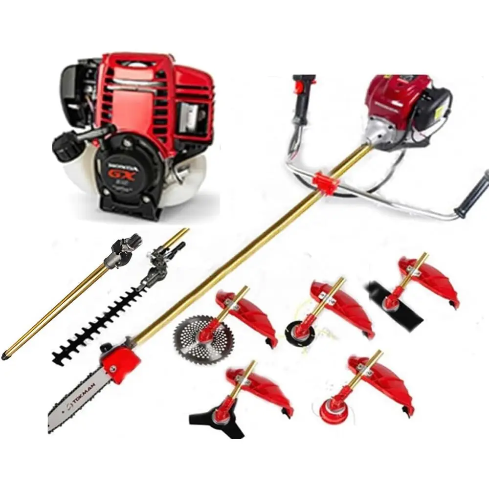 

4-Cycle Gas String Trimmer/Edger, 7-in-1 Multi-Tool with Extension Pole