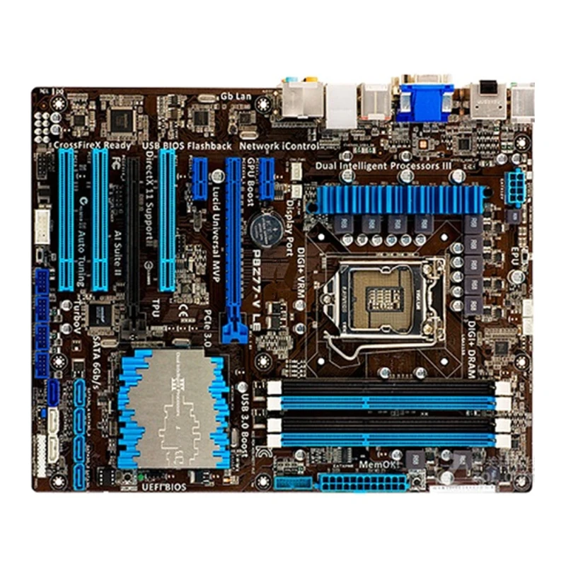 

Intel Z77 P8Z77-V LE motherboard Used original LGA1155 LGA 1155 DDR3 32GB USB2.0 USB3.0 SATA3 Desktop Mainboard