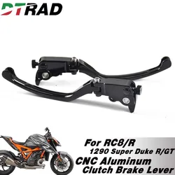 For 1290 Super Duke R/GT 2014-2023 RC8/R 2009-2016 CNC Adjustable Brake Clutch Lever Folding RCS Handles Motorcycle Accessories