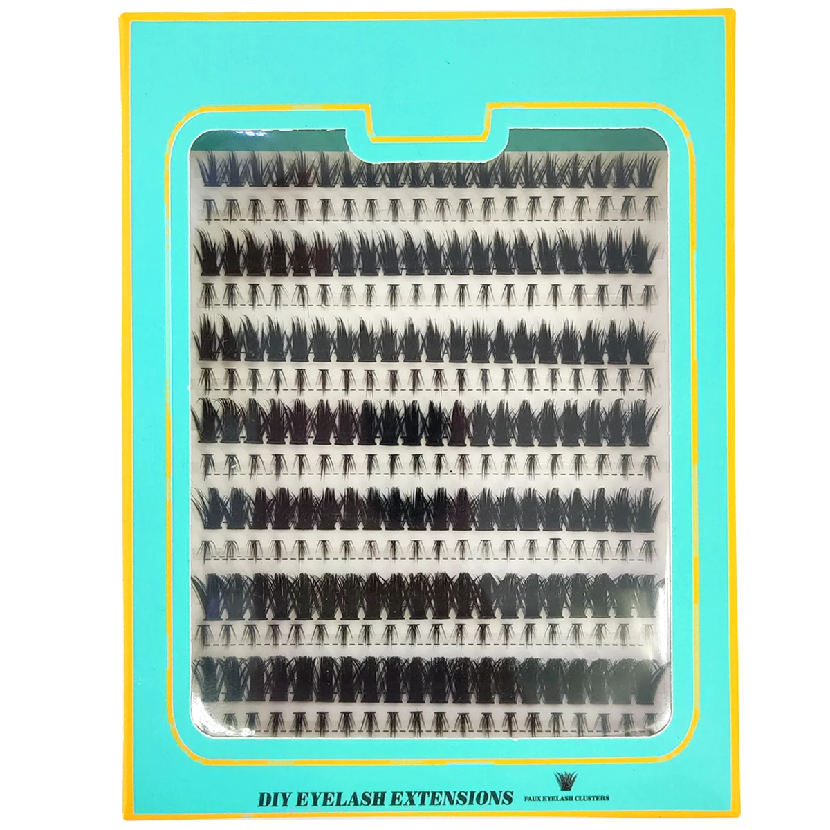 HBZGTLAD Spike-Wimpernbüschel Wispy Cluster Wimpernverlängerungen Nerzstreifen für untere Wimpern Feenhaar-Kombinationen Wimpernbüschel