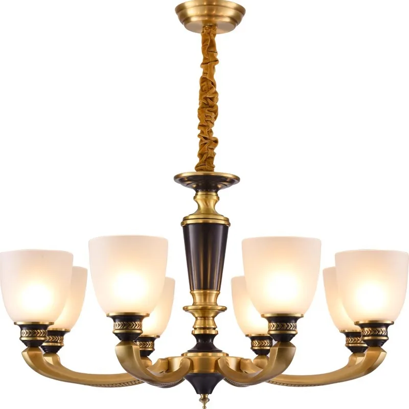 

American Chandelier Luxury Atmospheric Living Room Modern Dining Room Nordic Minimalist