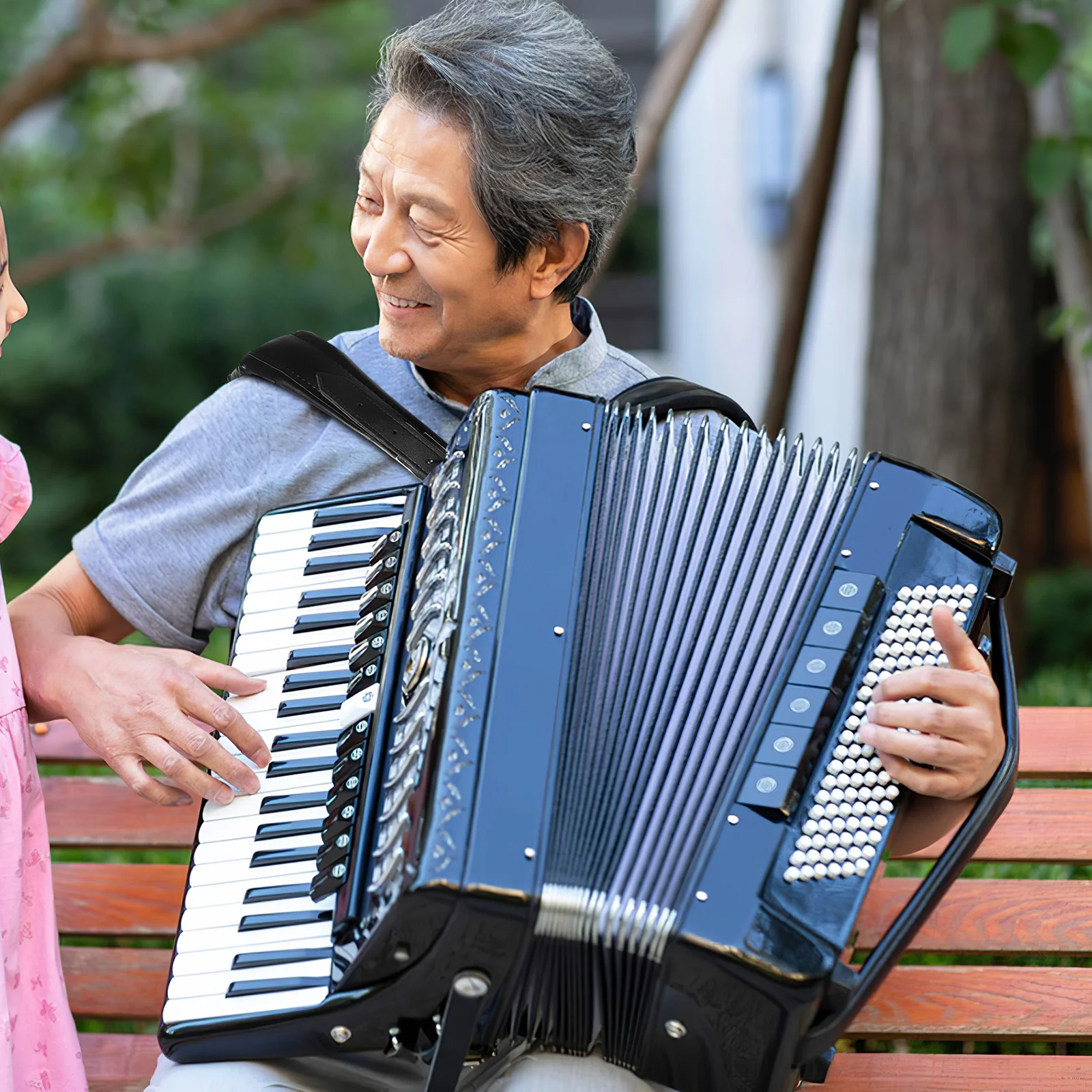 

Universal Accordion Shoulder Strap in Adjustable Length for Extended Playing Sessions Easy Carry Convenient