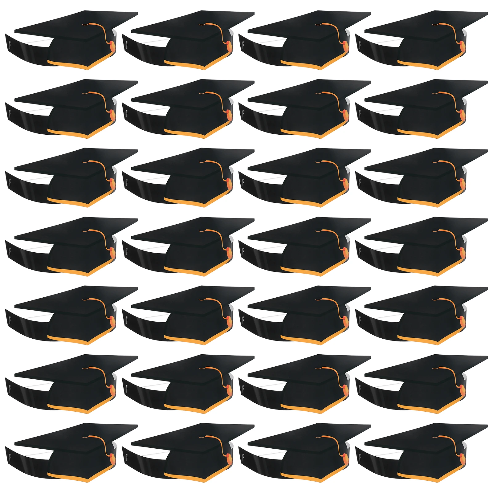 

36pcs Doctor Paper Hat Graduation Kids Strap Cap Party Diy Craft Decor Graduate Favor Adorn Supply Bulk Graduation Caps