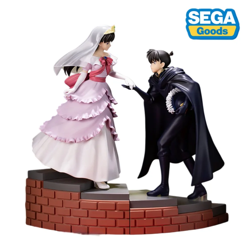 

In Stock Original SEGA Detective Conan Kudou Shinichi Mouri Ran ‌Princess Knight Wedding Anime Figure Model Collection Toy Gifts