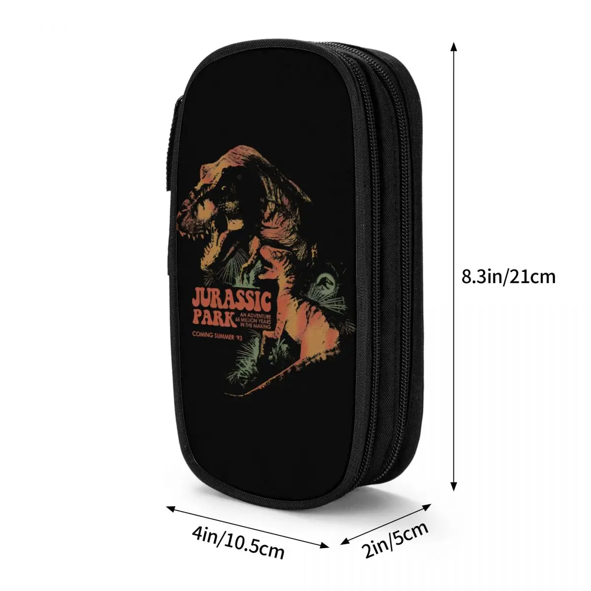 العالم الجوراسي إعادة الميلاد مقلمة موضة 2025 الديناصورات فيلم حامل قلم حقائب الفتيات الفتيان الطلاب المدارس الهدايا قلم رصاص الحقيبة #6