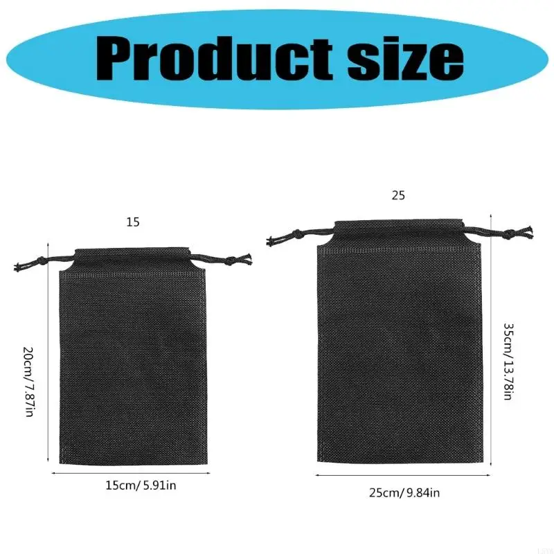 L5ya 10pcs Practical Non tessuto borse per scarpe borse per organizzatori per polvere traspirante