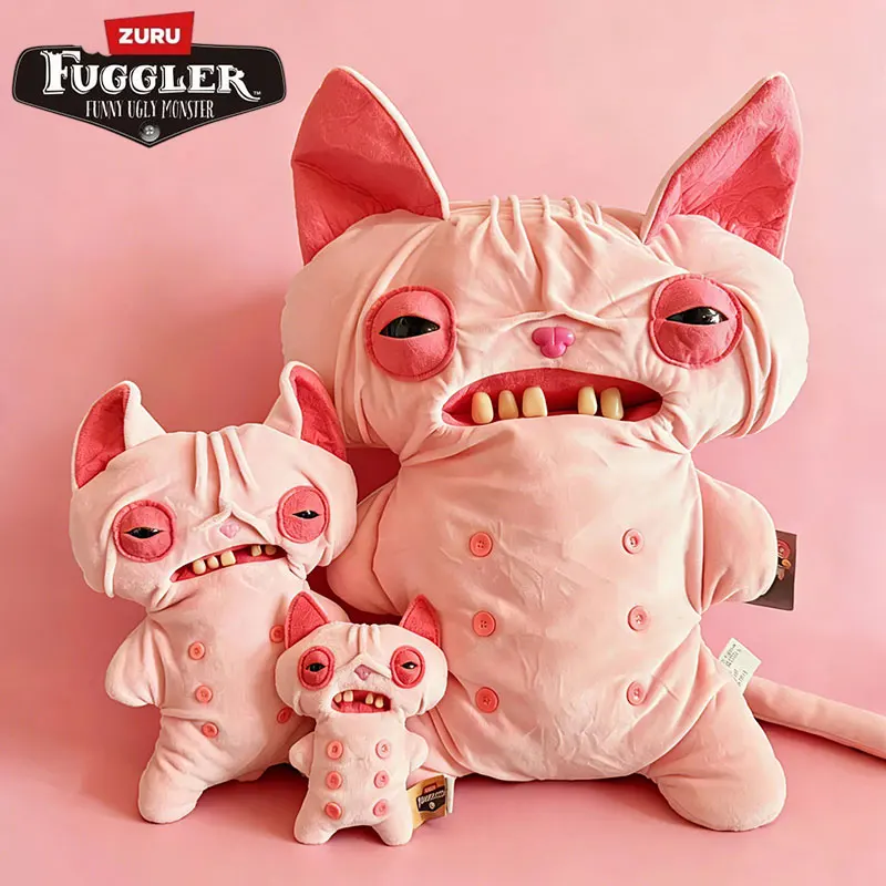 

Оригинальные плюшевые игрушки Fuggler Alley Cats, 9 дюймов, забавные уродливые монстры с зубами, мягкие игрушки-кошки, коллекционные куклы, детские игрушки