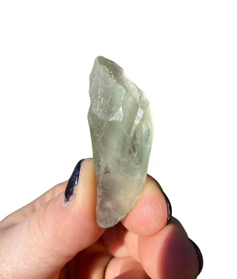 Raw Prasiolite Stone Raw Green Amethyst Crystal - Raw Prasiolite Crystal - Raw Green Amethyst Stone