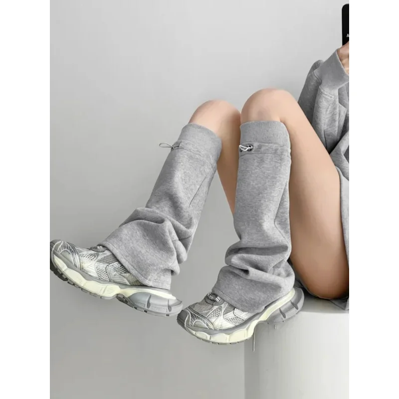 

Lolita Long Socks Women Boot Cuffs Harajuku Leg Warmers Warm Foot Cover Cargo Sports Warmer Ladies Autumn Winter Cool Socks