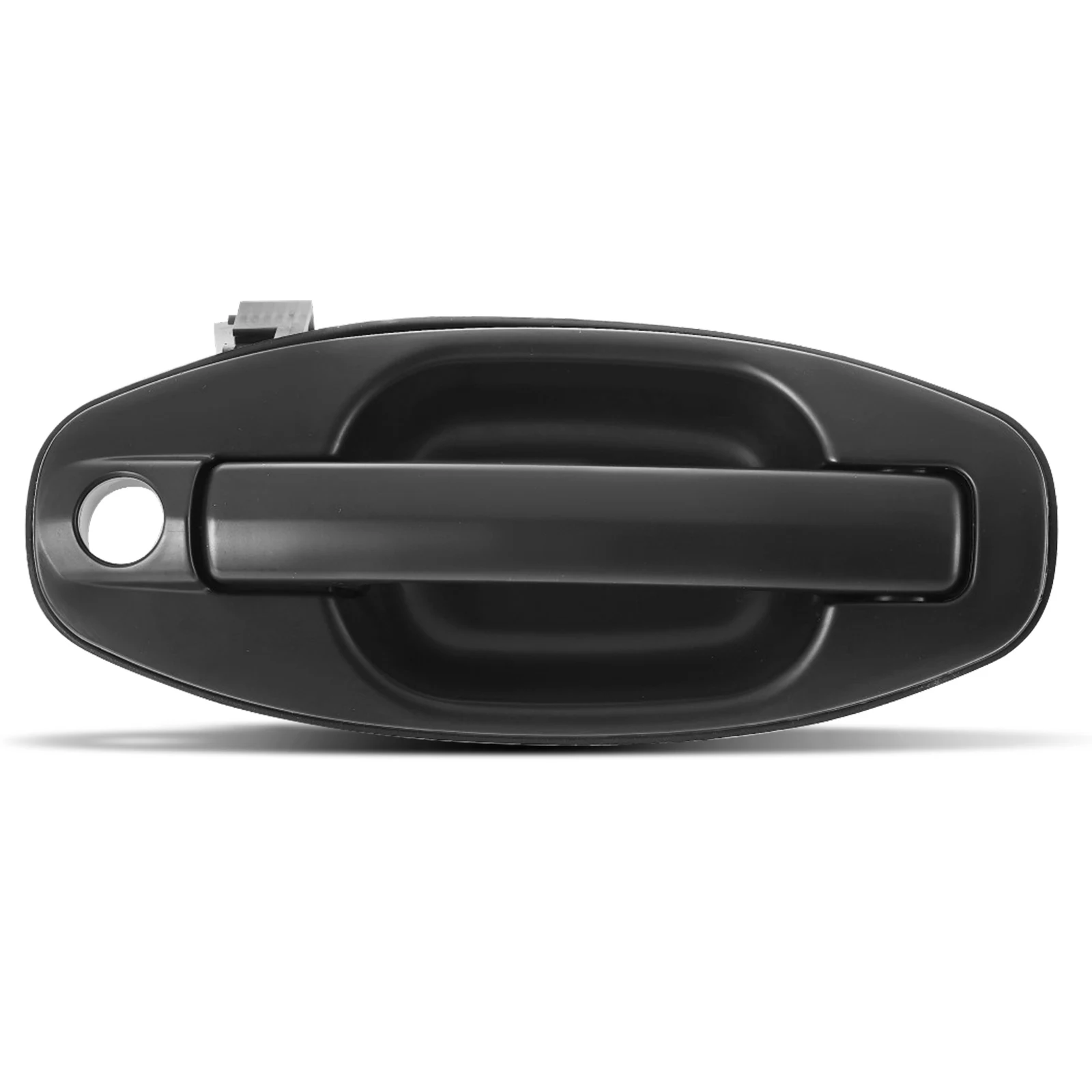 A-Premium Front Passenger Side Black Exterior Door Handle for Hyundai Santa Fe 2001-2006