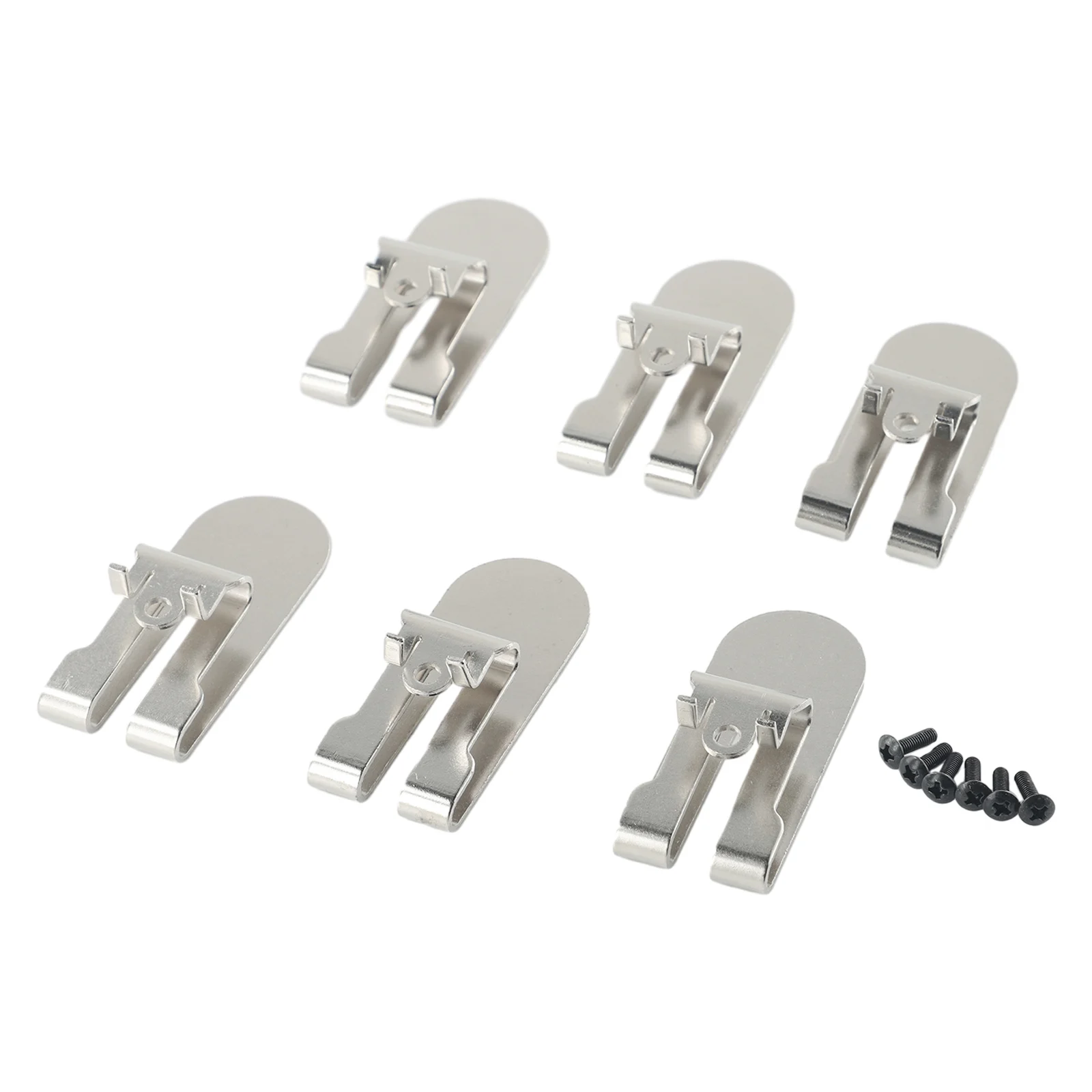 

6 шт. зажимов для ремня с винтами, запасные части для шуруповертов по гипсокартону, совместимые с моделями DCF620, DCF620B, DCF622, N435687