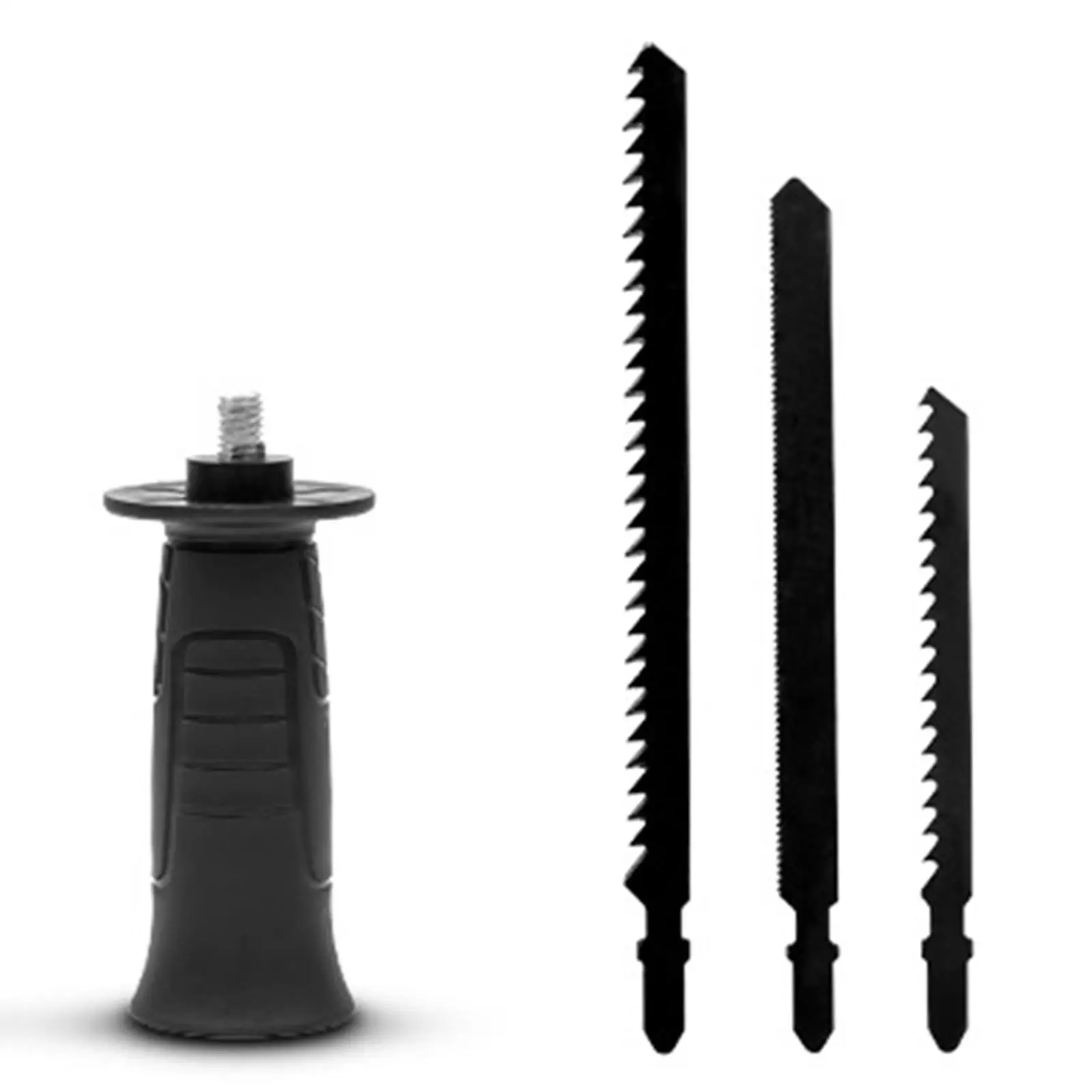 Электрическая дрель, модифицированный адаптер для лобзика с возвратно-поступательным движением и пильным полотнами 9 шт.