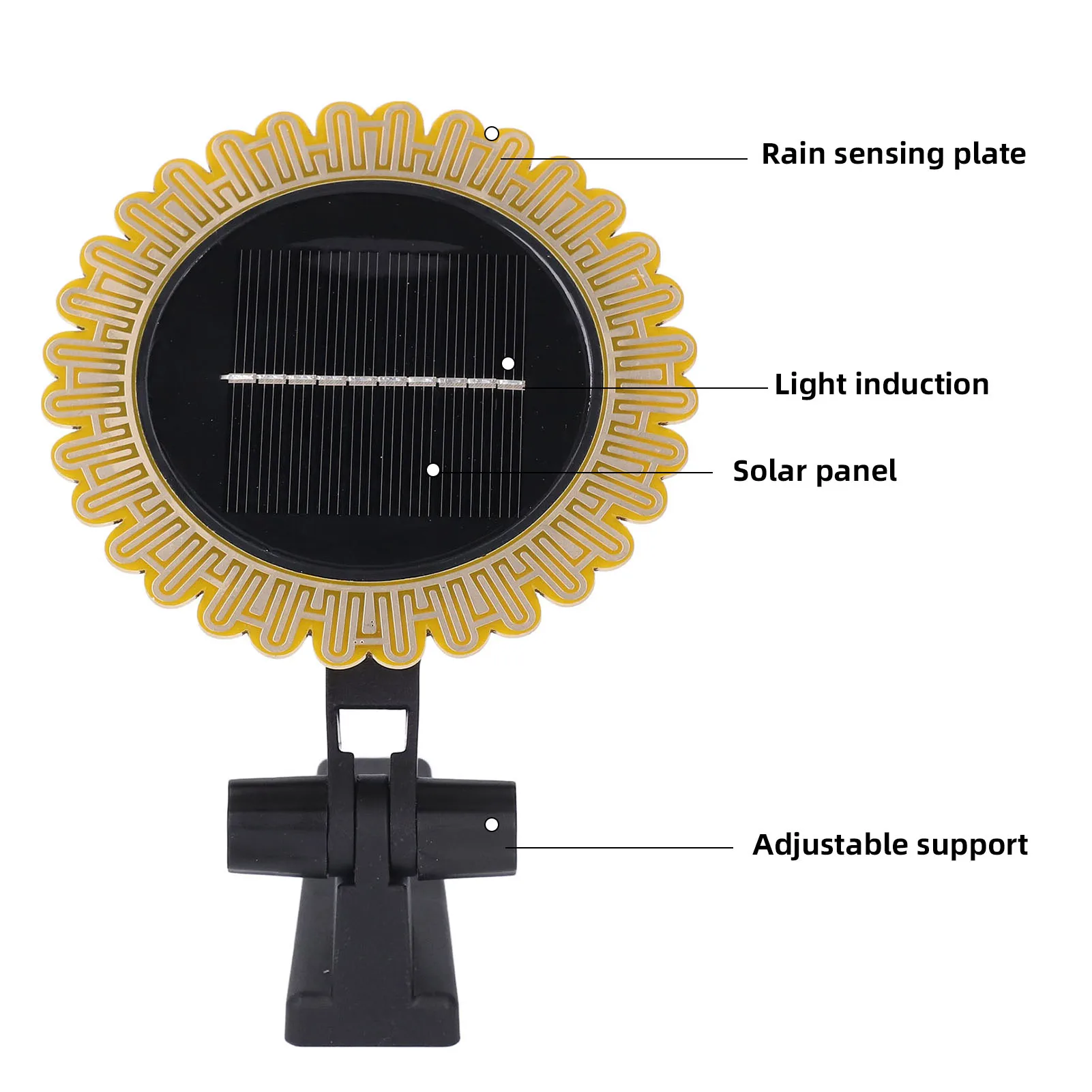 WiFi Rainwater Detector Smart Rain Sensor Solar Charging High Accuracy Intelligent Linkage Water Resistant for Tuya for Zigbee