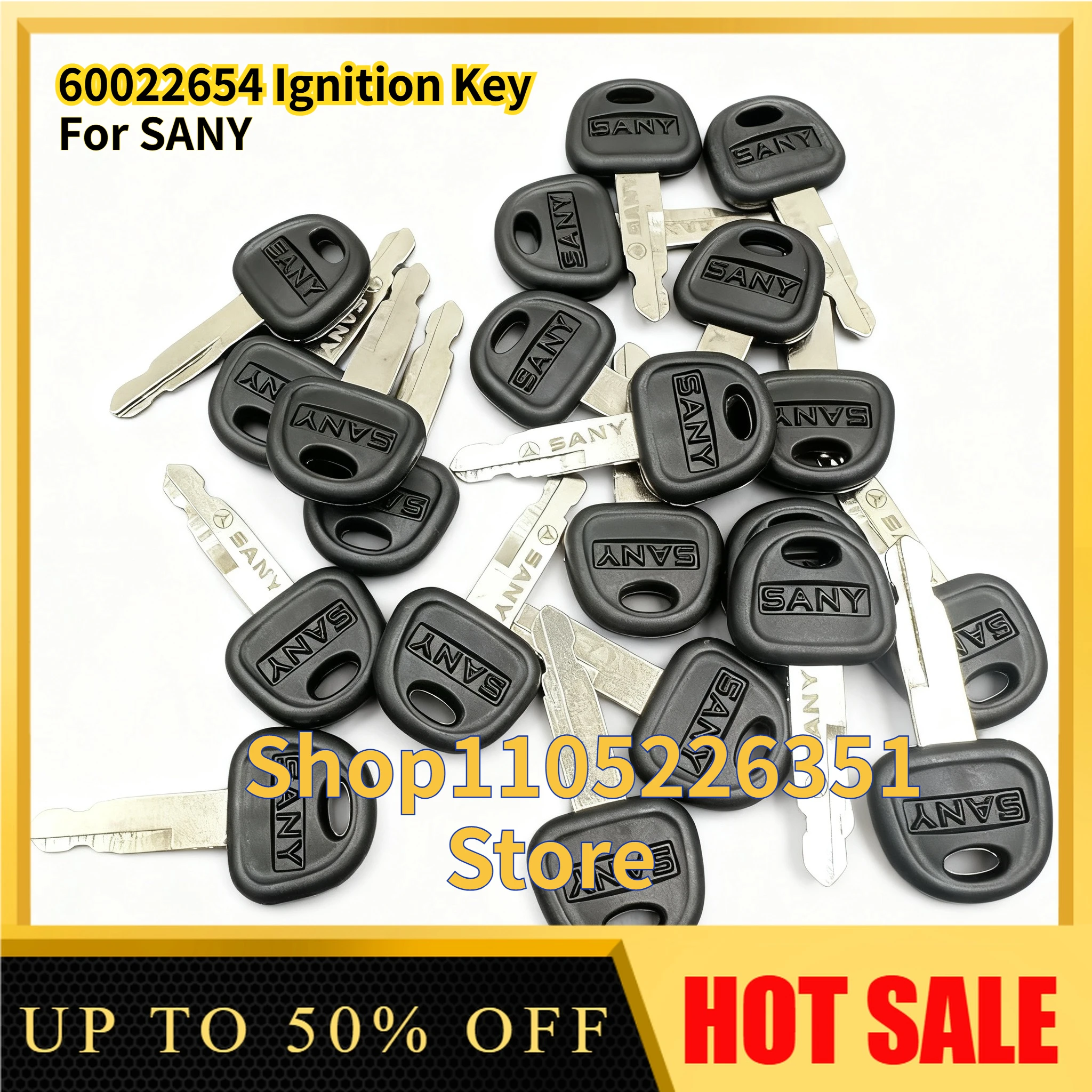 20/10/5/1pcs 60022654 For Ignition Key Heavy Equipment Loader Accessories Excavator Sany Bulldozer