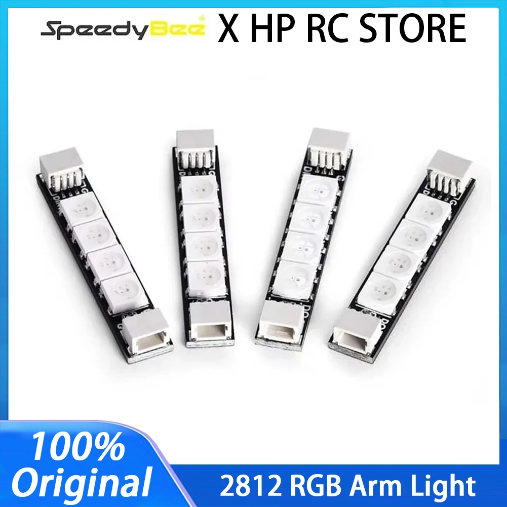 4 Stück/8 Stück SpeedyBee programmierbares 2812-Arm-LED-Licht – 5 V RGB-Armlicht für FPV Racing Freestyle Whoop Quadcopter und RunCam