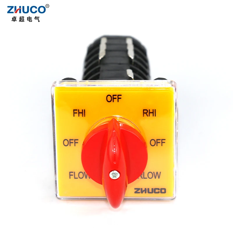 ZHUCO SZW25-64D/7 25A Forward And Reverse Fast And Slow Speed Multi-Position Milling Machine Universal Changeover Cam Switch