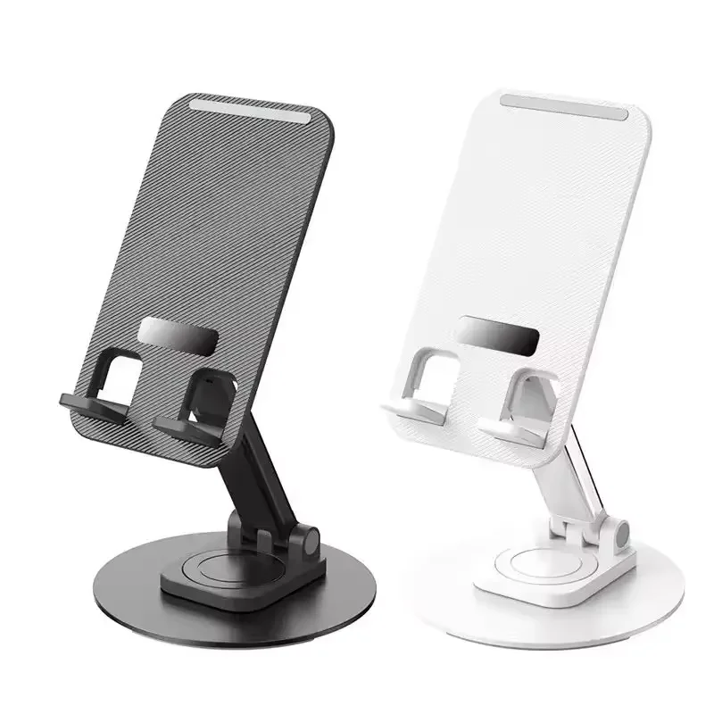 

360 Degree Rotating Aluminum Alloy Desktop Telescopic Bracket Phone Holder