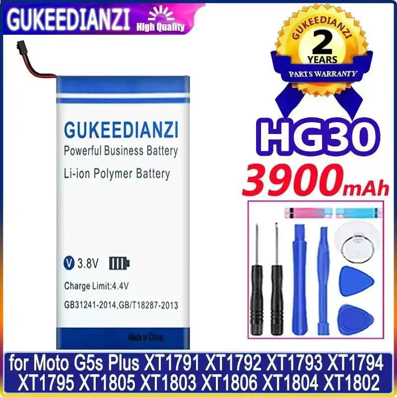 

Battery HG30 3900Mah For Motorola Moto G5s Plus XT1791 XT1792 XT1793 XT1794 XT1795 XT1805 XT1803 XT1806 XT1804 XT1802