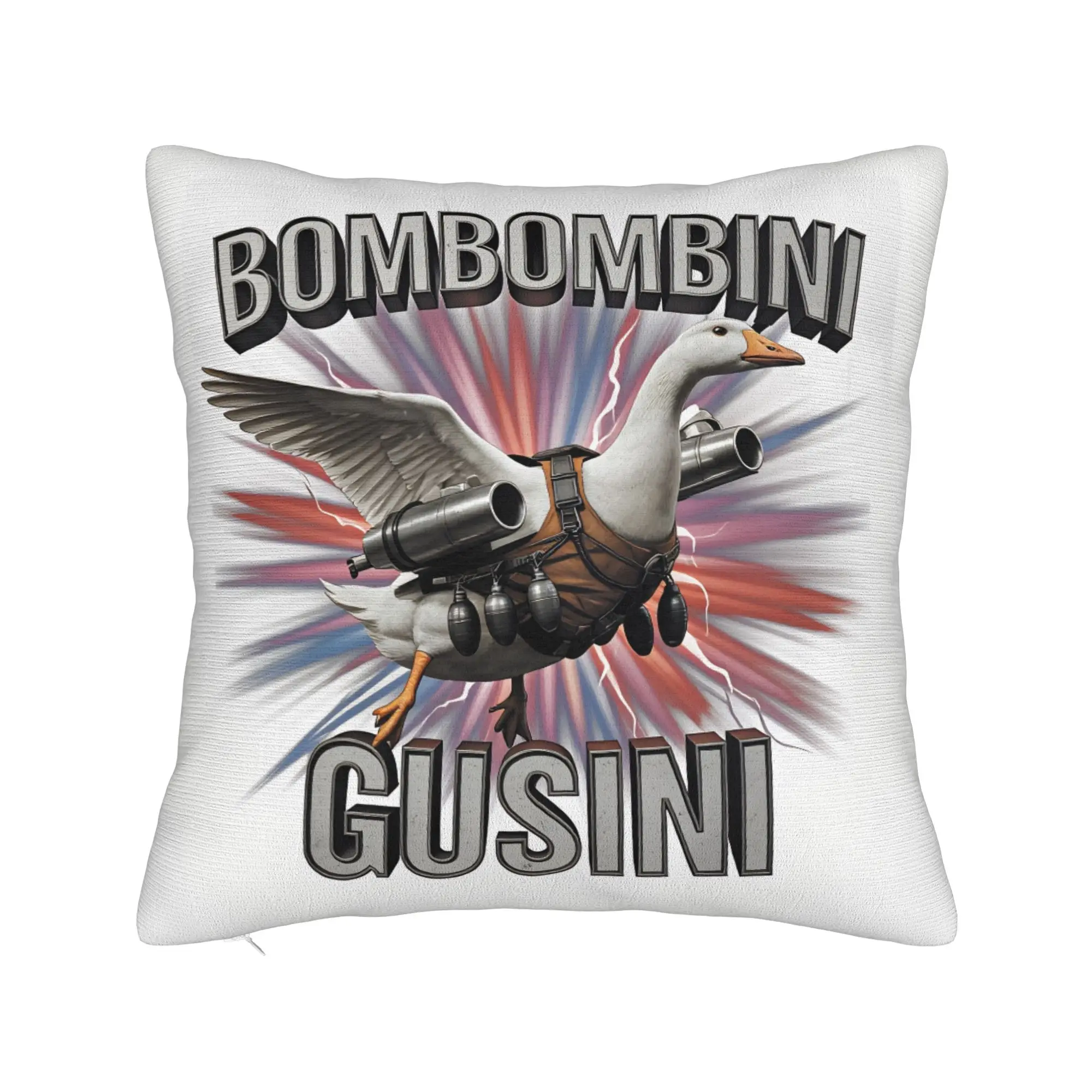 Italian Brainrot Meme 2026 Pillow Case  Graphic Pillow Cover For Living Room Sofa Funny Pillowcases