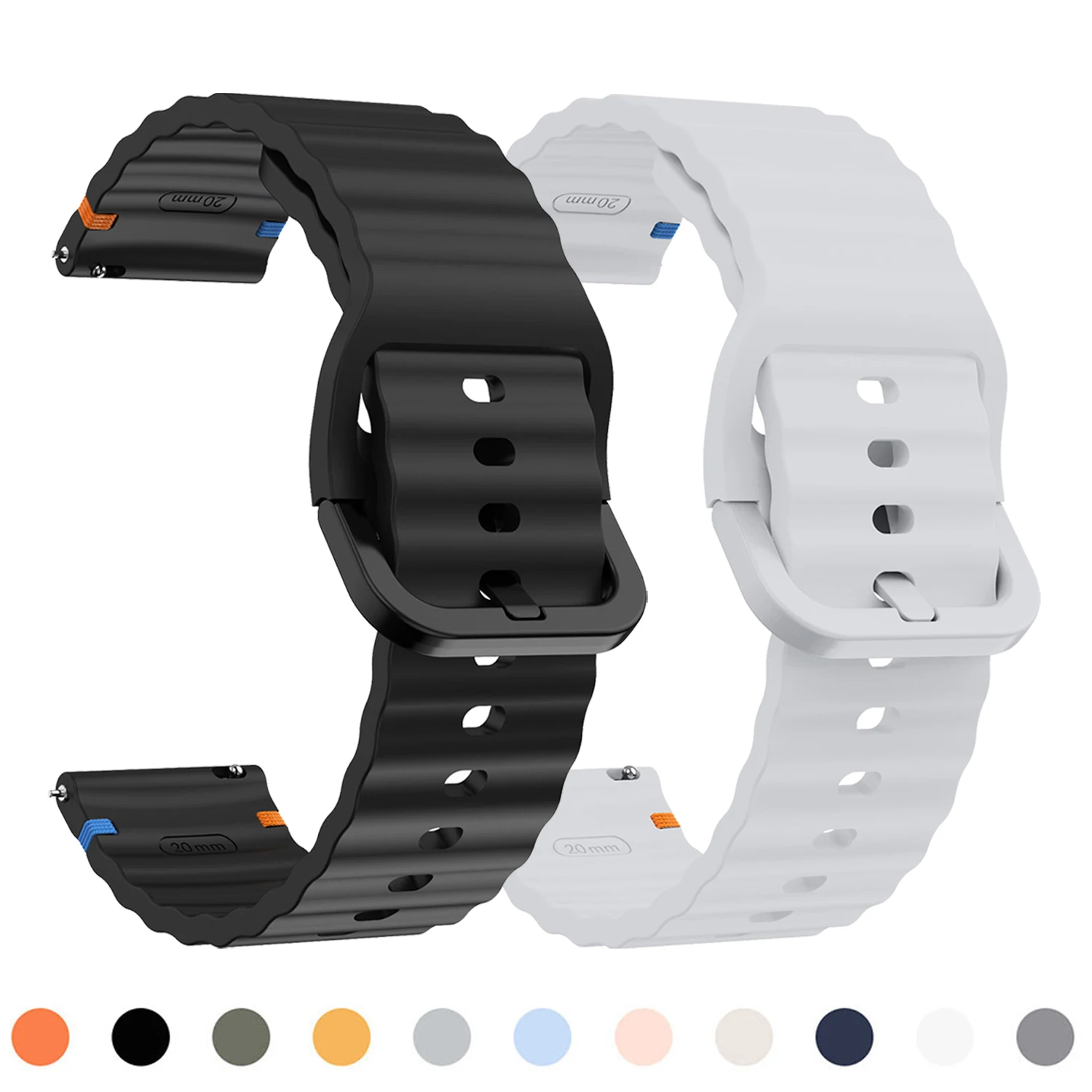22Mm Silicone Strap… - image