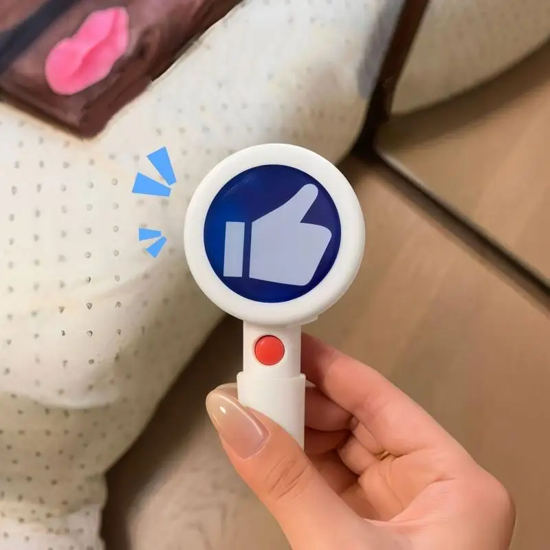 LED Thumbs Up Light Up Toy Portable One Button Control Creative Glow Gift for Costume Parties Pranks