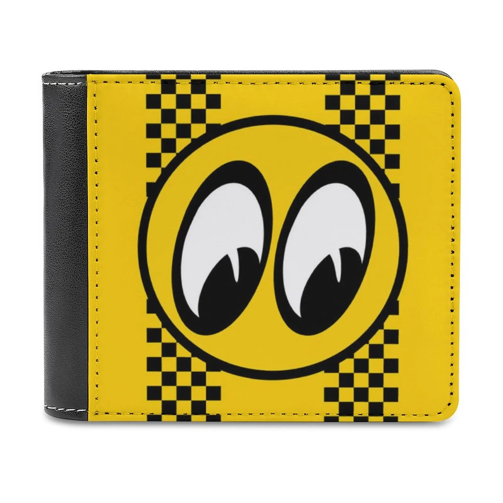 Mooneyes Fashion Credit Card Wallet Leather Wallets Personalized Wallets For Men And Women Vintage Gas Station Mooneyes Moon