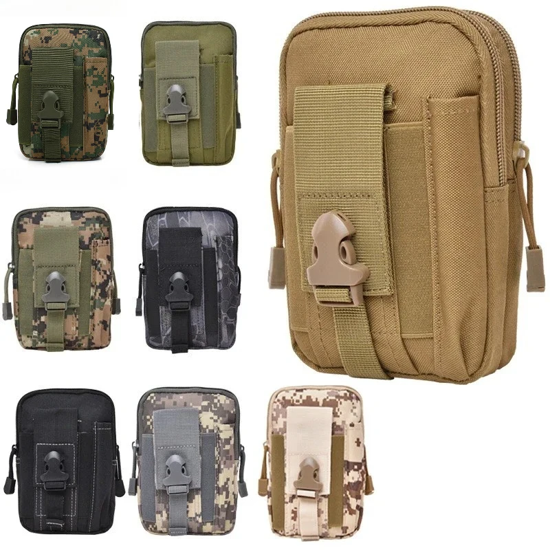 Molle Pouch Belt Waist Pack Men Small Pocket Survival Tool B
