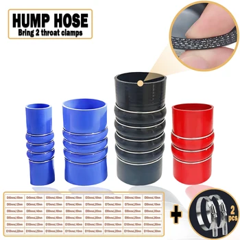 รถ Hump ท่อซิลิโคนส่ง 2 Clamps Intercooler Intake Pipe ทนต่ออุณหภูมิสูงและความดันเทอร์โบชาร์จเจอร์การเชื่อมต่อ