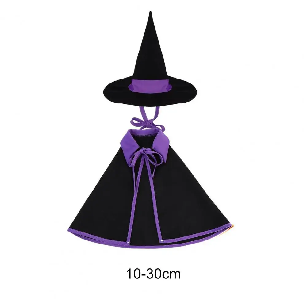 Cute Lawn Goose Costume Halloween Witch Goose Costume Set Cloak Hat Outdoor Attire Fall Lawn Porch Decoration for 23 Geese