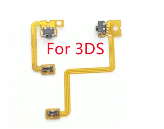 ZUIDID ل نينتندو 3DS/جديد 3DS XL /3DSXL L/R اليسار اليمين زر الكابلات المرنة اليسار اليمين الكتف الزناد زر التبديل الكابلات المرنة