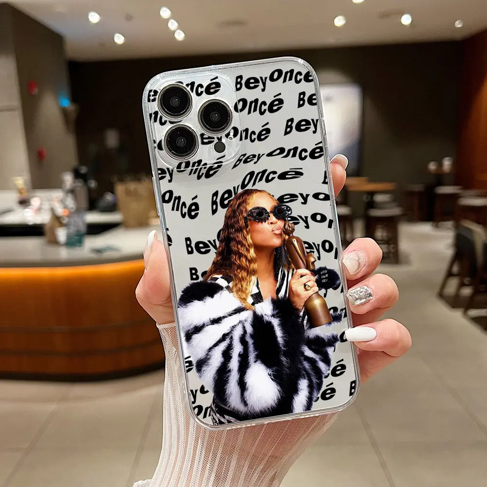 Beyonces Renaissance Singer Phone Case For iPhone 15 14 13 12 11 Mini Pro Max X XR XSMax 6S 6 7 8 Plus SE20 Transparent Cover