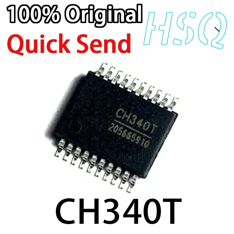 1PCS Chip CH340T CH340 SSOP-20 USB To Serial Port Chip USB Bus Adapter Chip