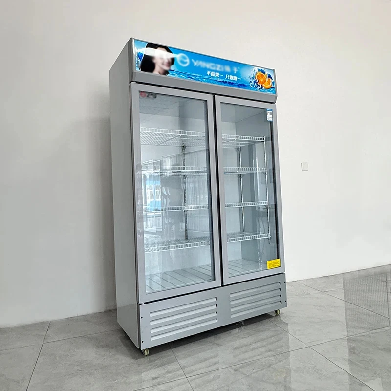 custom.Commercial Hotel Display Freezers with Glass Door Cooling Supermarket Freezer Refrigerator Sale