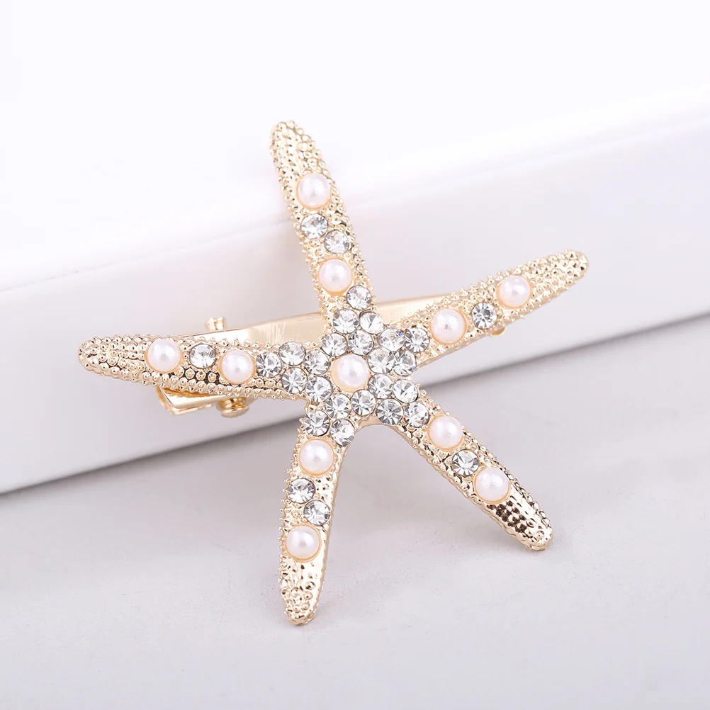 

3pcs Star Clips Rhinestone Pearl Bride Barrettes Wedding Hair Accessories For Women Party Bridal Headpieces Hair Pins