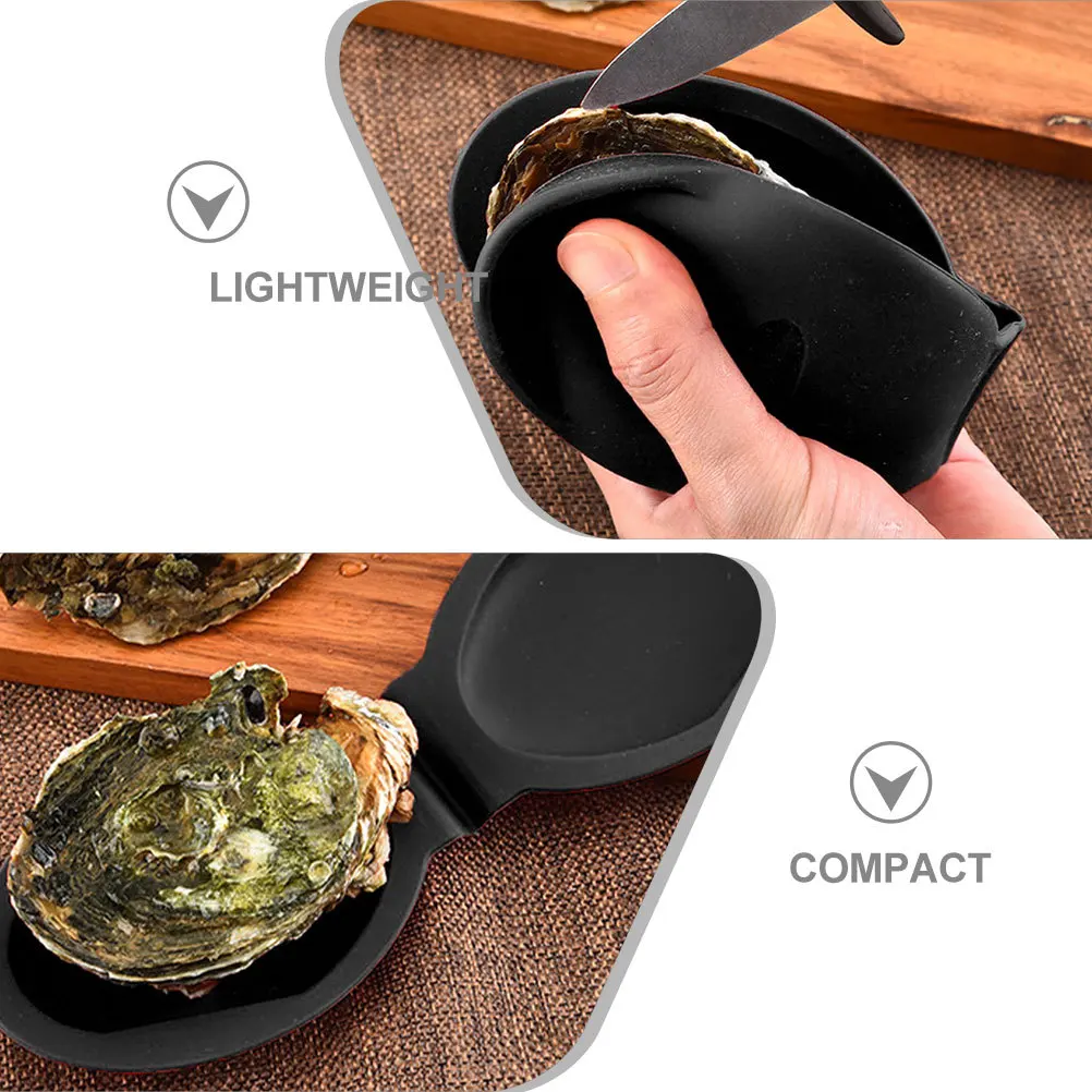 

Seafood Opener Holder Silicone Oyster Shucker Hand Clip Non Slip Grip for Clams Shucking Kitchen Tools Protection Hand Guard