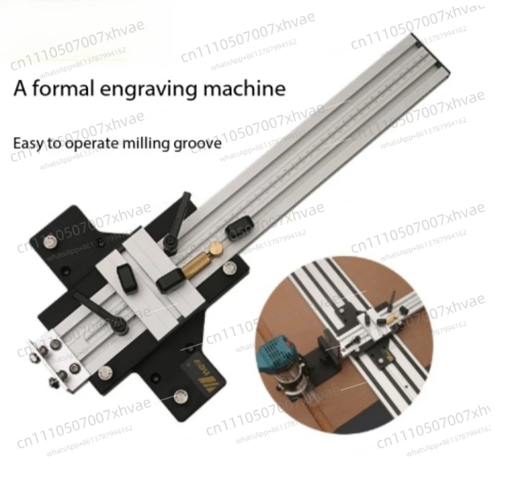 Inverted Double Layer Trimming Milling Groove Carving Machine Tool Guide Rail for Electric Wood Marble Carving Machine