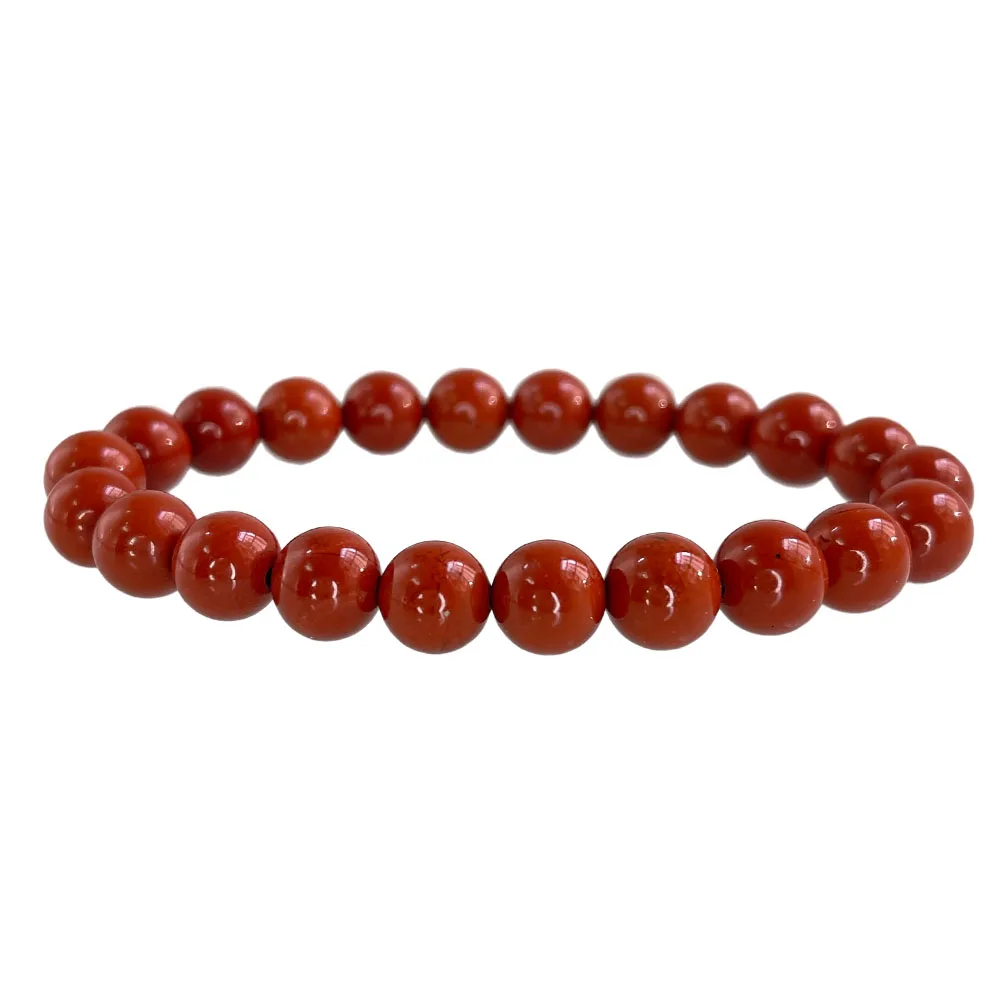 Natural Stone Bracelet Wholesale Rhodochrosite Lapis Round Beads Gemstone Beads Bracelet 6 8 mm Beads Bracelet For Men