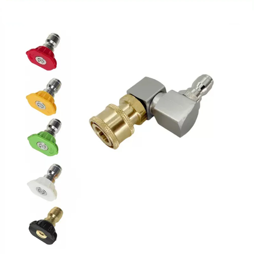 360° Rotating Pressure Washer Gun Jet Nozzle, 1/4